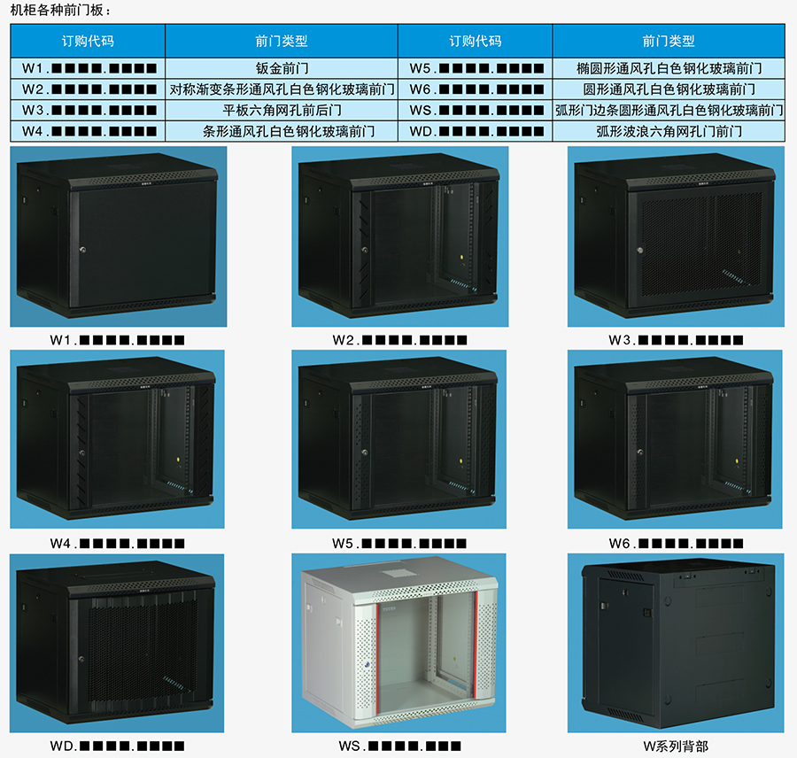W系列掛墻機(jī)柜